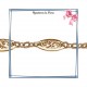 Bracelet filigrane en plaqué or - La Bijouterie de Paris