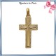 Croix plaqué or étoile - La Bijouterie de Paris