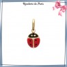 Pendentif coccinelle plaqué or - La Bijouterie de Paris