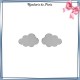 Boucles d'oreilles puce nuage argent - La Bijouterie de Paris