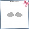 Boucles d'oreilles puce nuage argent - La Bijouterie de Paris