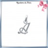 Pendentif initiale A argent - La Bijouterie de Paris