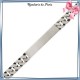 Bracelet identité gourmette argent vieilli - 21 cm - 8 mm - La Bijouterie de Paris