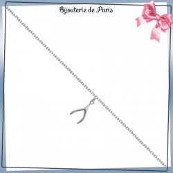 Bracelet os porte-bonheur bréchet argent