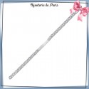 Bracelet identité gourmette argent - 18 cm - 5 mm