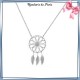 Collier attrape-rêves argent, 3 plumes - La Bijouterie de Paris