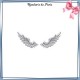 Bijoux contours d'oreilles argent et zirconiums aile d'ange - La Bijouterie de Paris