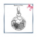 Pendentif ballon de foot argent