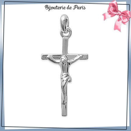 Crucifix argent - La Bijouterie de Paris