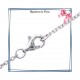 Collier 2 anneaux argent - La Bijouterie de Paris