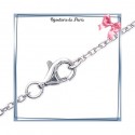 Collier 2 anneaux argent