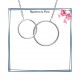 Collier 2 anneaux argent - La Bijouterie de Paris