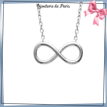 Collier infini argent - La Bijouterie de Paris