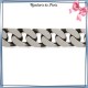 Bracelet identité gourmette argent vieilli - 21 cm - 8 mm - La Bijouterie de Paris