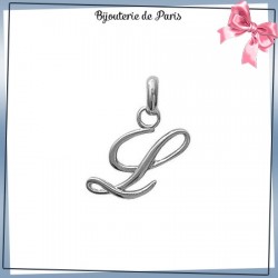 Pendentif initiale L argent