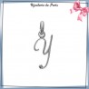 Pendentif initiale Y argent - La Bijouterie de Paris