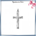 Croix argent étoile