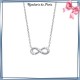 Collier infini argent et zirconiums - La Bijouterie de Paris