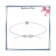 Bracelet argent et zirconium - La Bijouterie de Paris