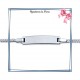 Bracelet identité bébé argent - 15 cm - La Bijouterie de Paris