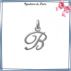 Pendentif initiale B argent