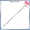 Bracelet identité enfant argent - 16 cm