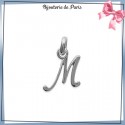 Pendentif initiale M argent