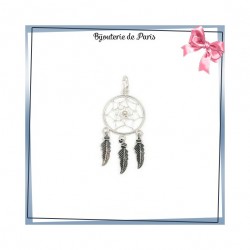 Pendentif attrape-rêves argent - La Bijouterie de Paris
