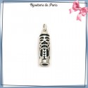 Pendentif Tiki Polynésien tendresse argent