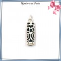 Pendentif Tiki Polynésien force argent