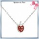 Collier fraise argent - La Bijouterie de Paris