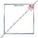 Bracelet maille singapour 2.4 mm argent