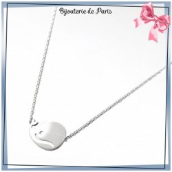 Collier baleine argent