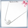Collier baleine argent - La Bijouterie de Paris