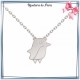 Collier pingouin argent - La Bijouterie de Paris