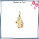 Pendentif licorne plaqué or - La Bijouterie de Paris