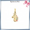 Pendentif licorne plaqué or - La Bijouterie de Paris