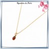 Collier coccinelle plaqué or - La Bijouterie de Paris