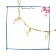 Collier filigrane en plaqué or 