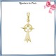 Collier filigrane en plaqué or 
