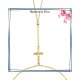 Collier filigrane en plaqué or 
