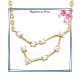 Collier filigrane en plaqué or 