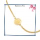 Collier filigrane en plaqué or 