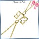 Collier filigrane en plaqué or 