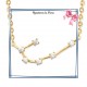 Collier filigrane en plaqué or 