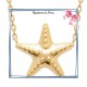 Collier filigrane en plaqué or 