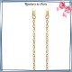 Collier filigrane en plaqué or 