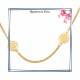Collier filigrane en plaqué or 