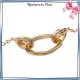 Collier filigrane en plaqué or 