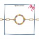 Collier filigrane en plaqué or 